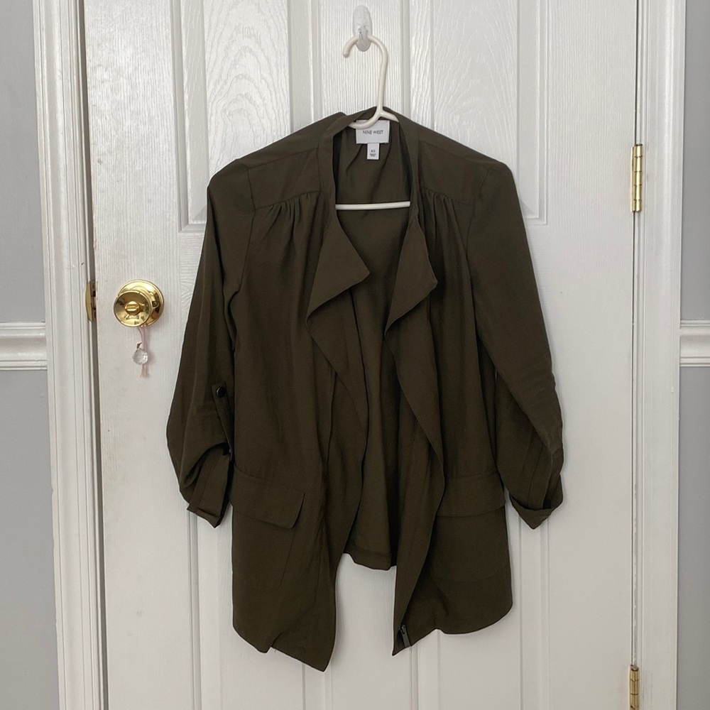 Nine West green jacket